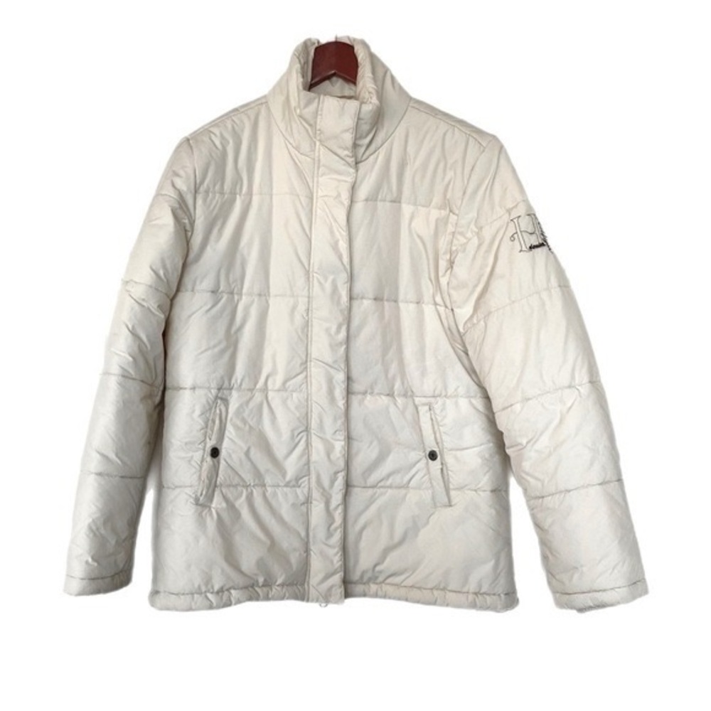 Vintage Tommy Hilfiger Denim Beige M Puff Down Jacket